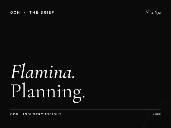 Flamina Belle Arti Static Wallbanner Campaign: Planning