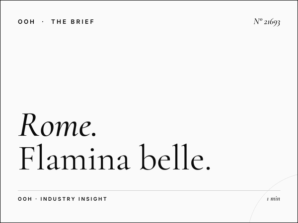 Rome Arts District Wallbanner: Flamina Belle Arti Specs