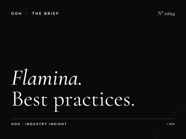Flamina Belle Arti Wallbanner Creative: Best Practices