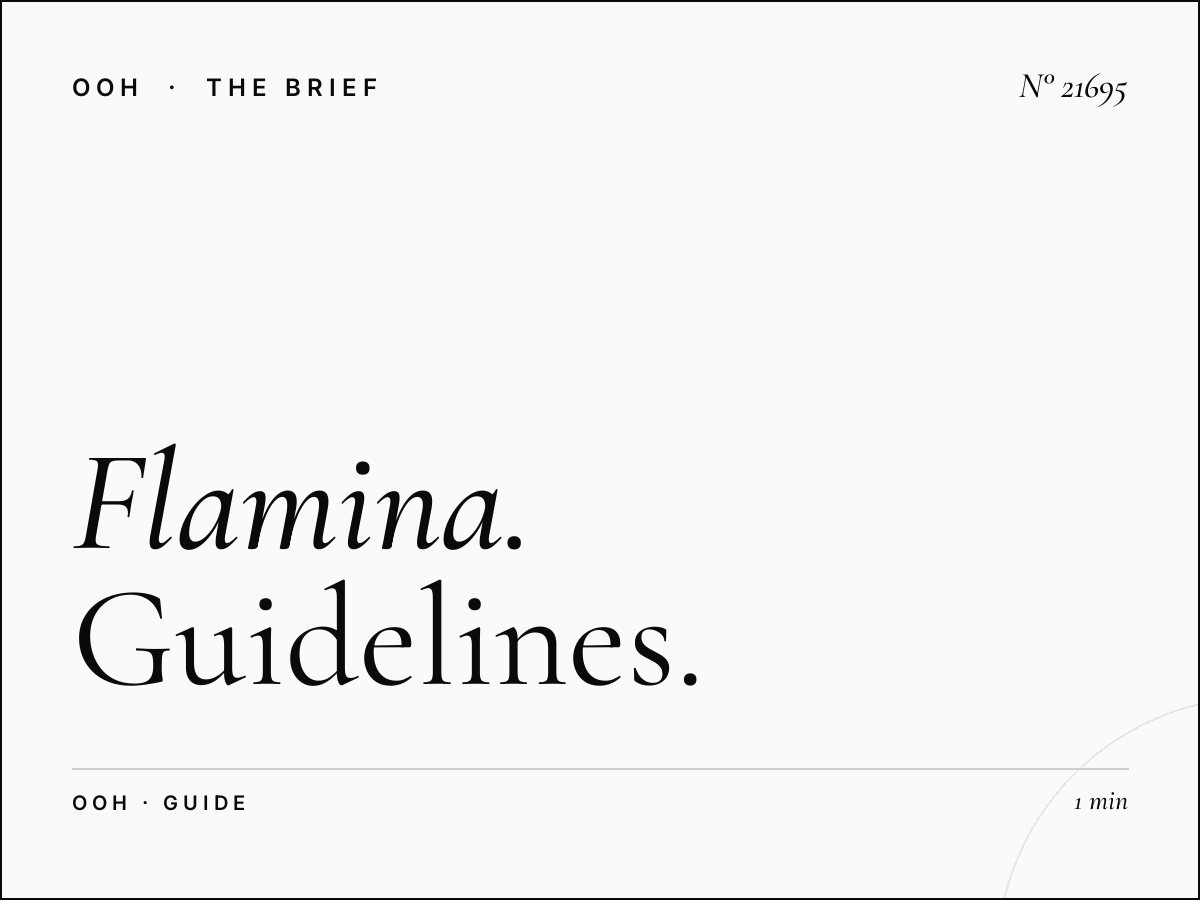 Flamina Belle Arti Static Wallbanner Design: Guidelines for Maximum Visual Impact