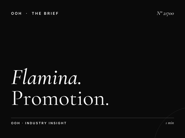 Flamina Belle Arti Static Wallbanner Event: Promotion That Transforms Art Into Advertising Impact