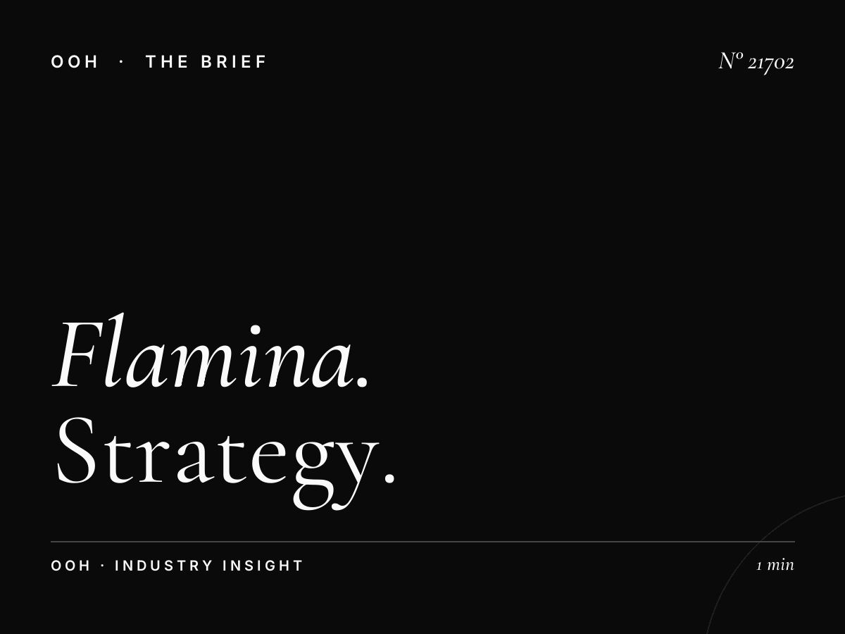 Flamina Belle Arti Wallbanner New Product: Strategy