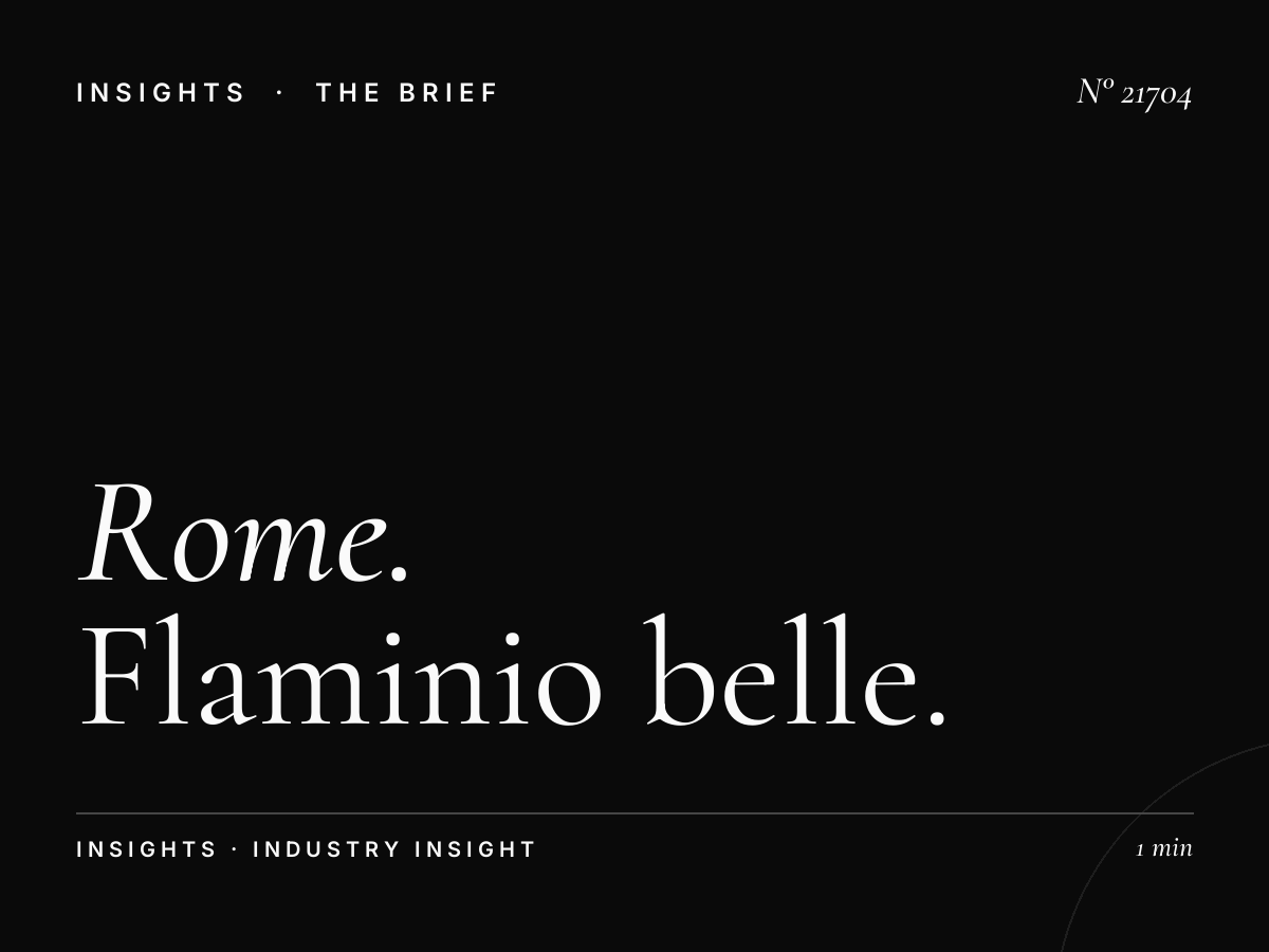 Rome Arts Visitors: Flaminio Belle Arti Targeting