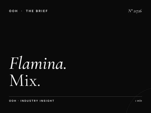 Flamina Belle Arti Wallbanner Marketing: Mix