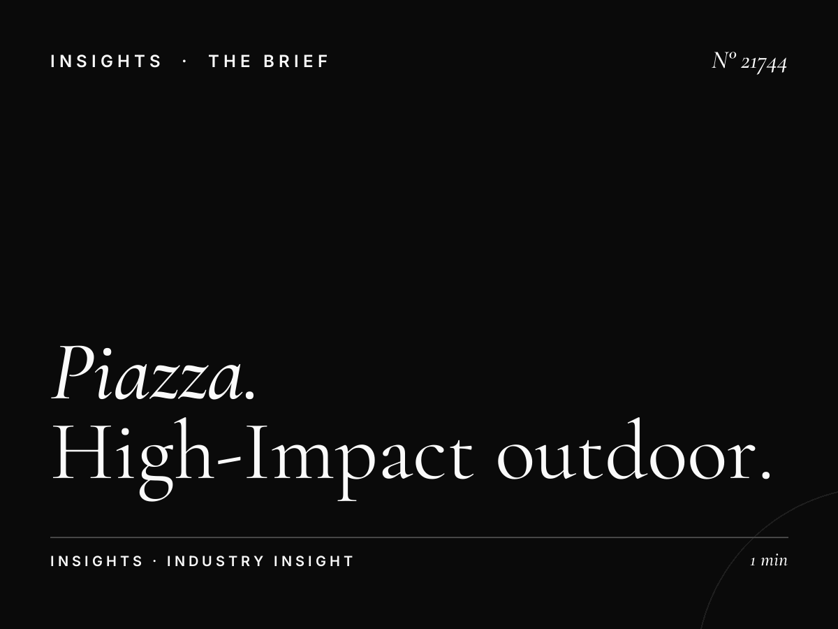 Piazza XXV Aprile Advertising Cubes Visibility: High-Impact Outdoor Media in Milan's Cultural Crossroads
