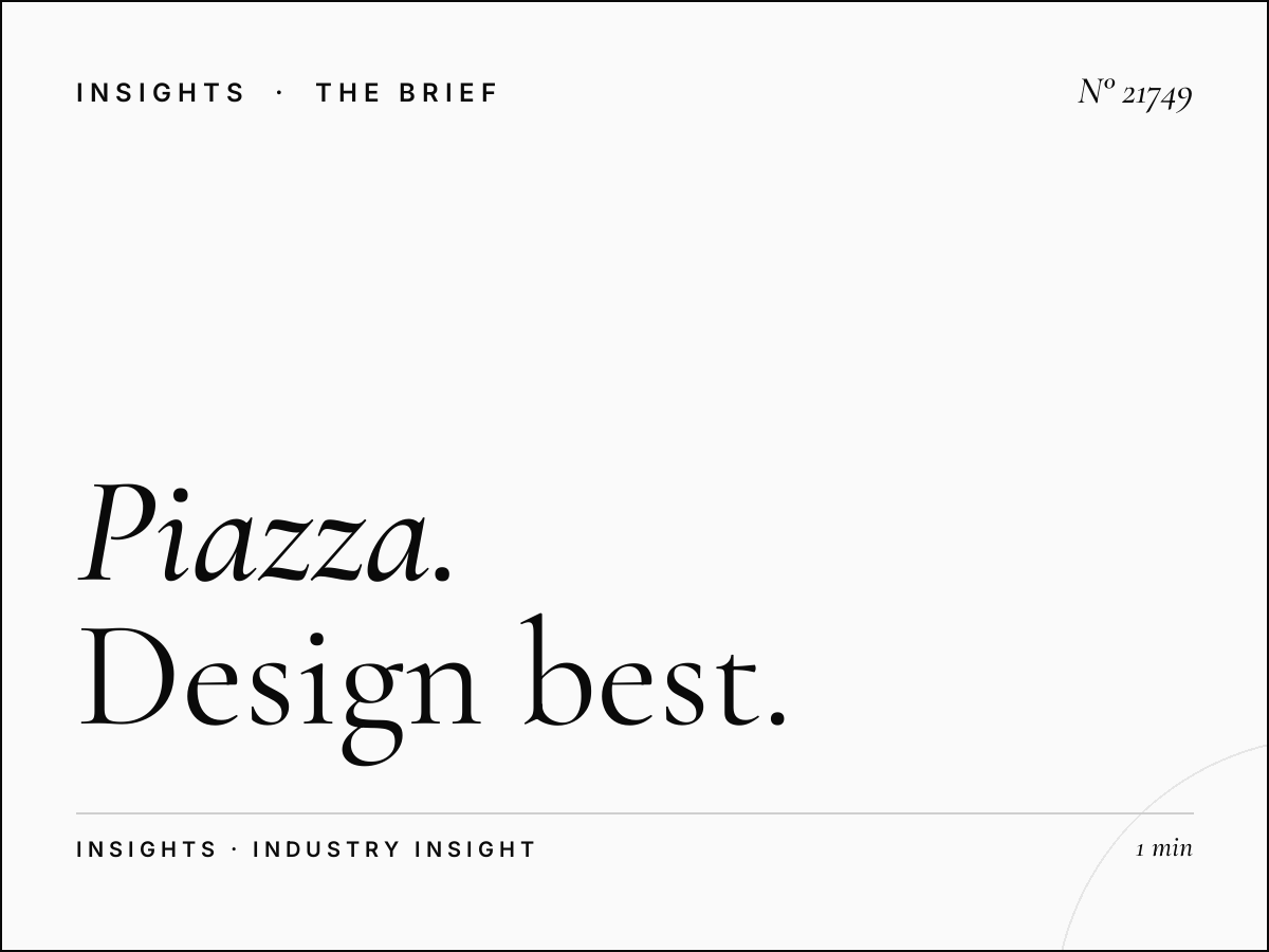 Piazza XXV Aprile Cubes Creative: Design Best Practices