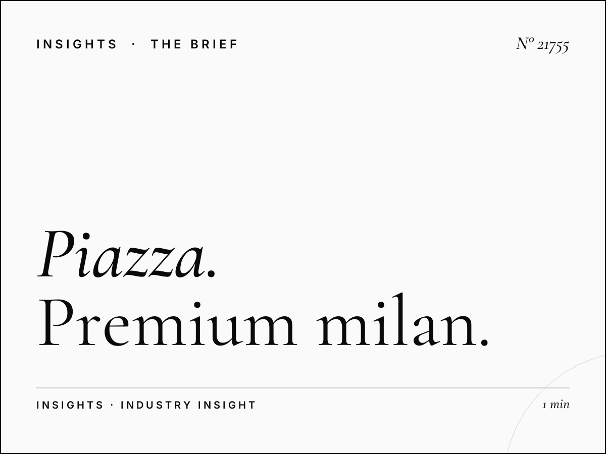 Piazza XXV Aprile Cubes Site: Premium Milan Square Spot