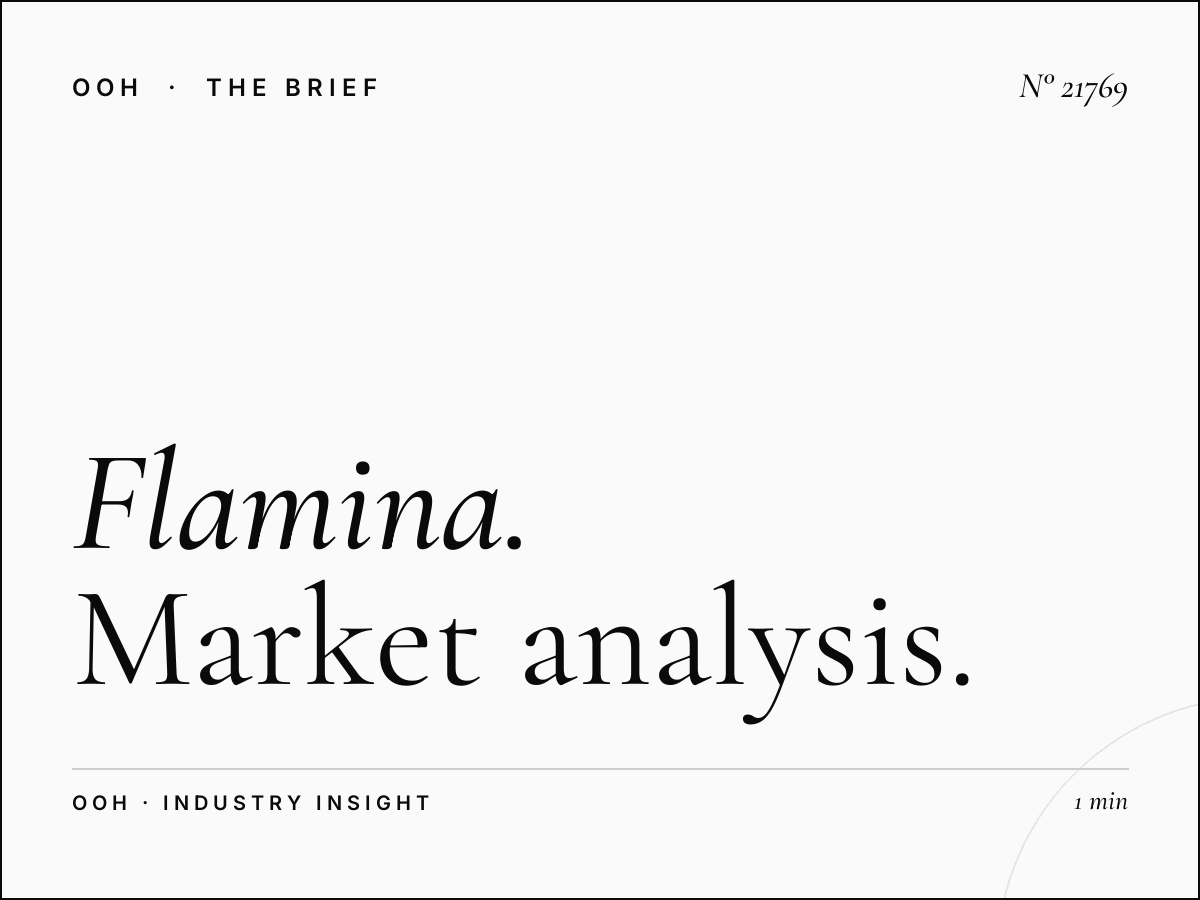 Flamina Belle Arti Static Wallbanner Competition: Market Analysis and Advertising Opportunities