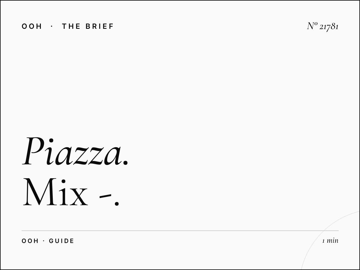 Piazza XXV Aprile Cubes Marketing: Mix - The Ultimate Guide to Milan's Premium DOOH Advertising