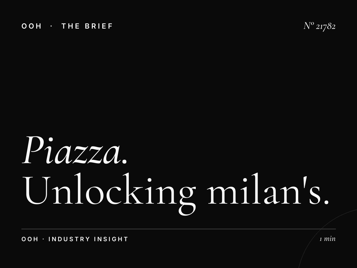 Piazza XXV Aprile Advertising Cubes Integration: Unlocking Milan's Premium Out-of-Home Opportunity