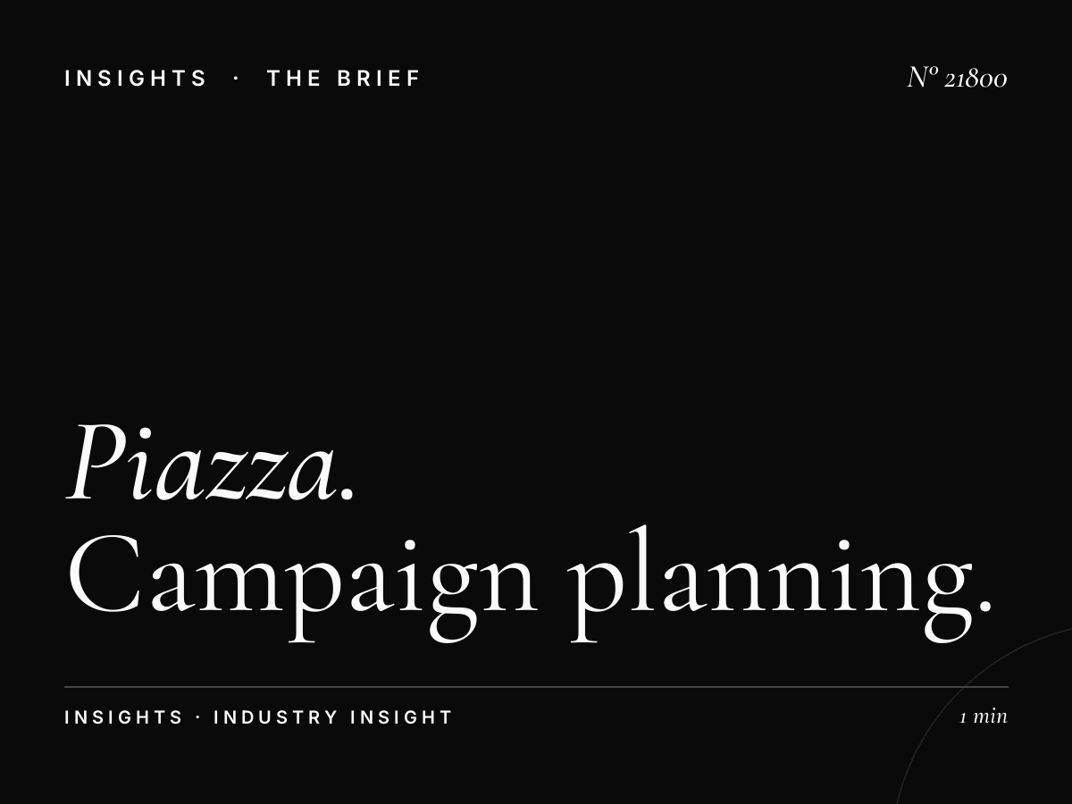 Piazza XXV Aprile Advertising Cubes Duration: Campaign Planning for Milan's Digital Showcase