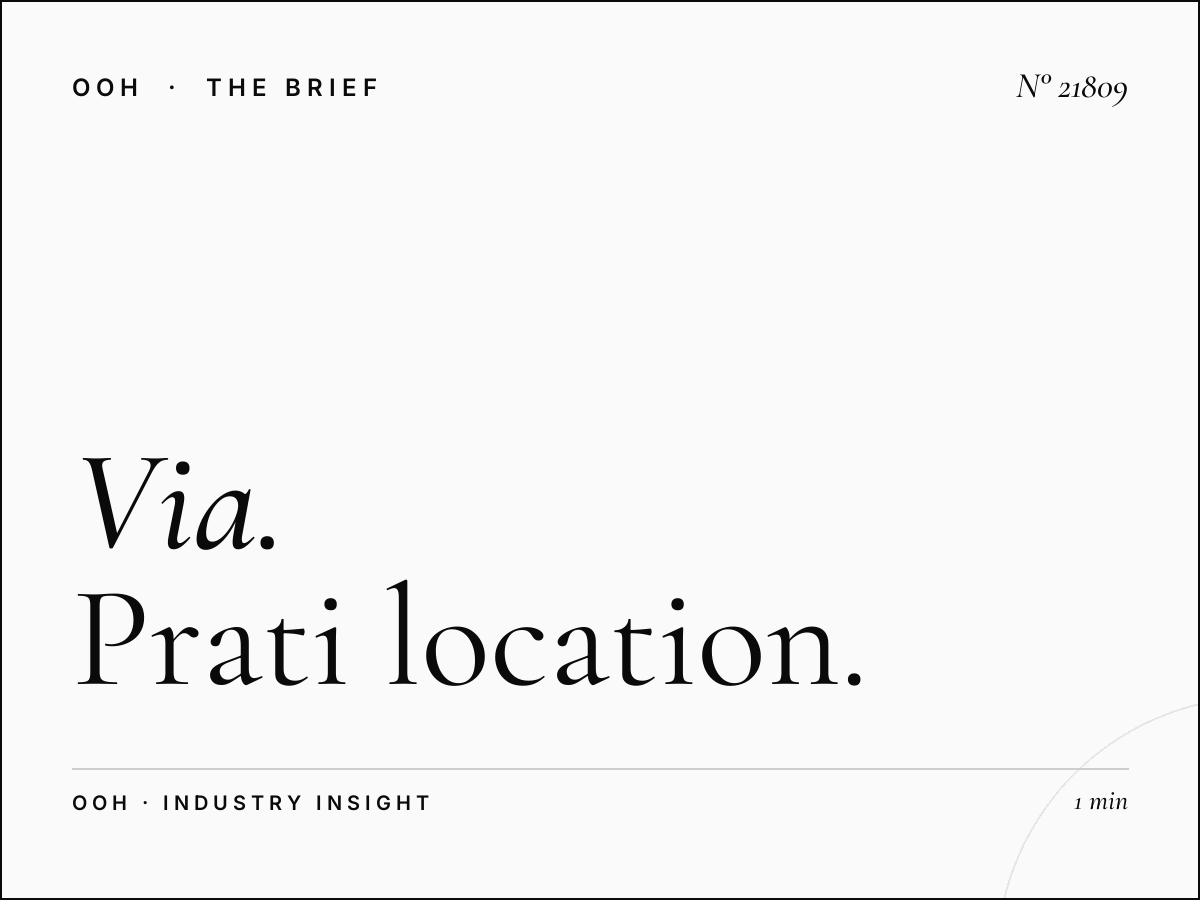 Via Di Rienzo LED Wallbanner Placement: Prati Location