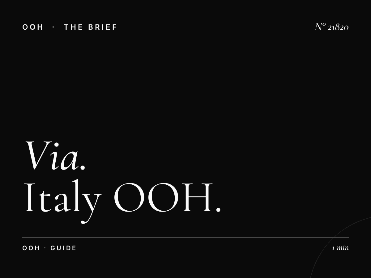 Via Di Rienzo LED Wallbanner Rome: Complete Italy OOH Guide