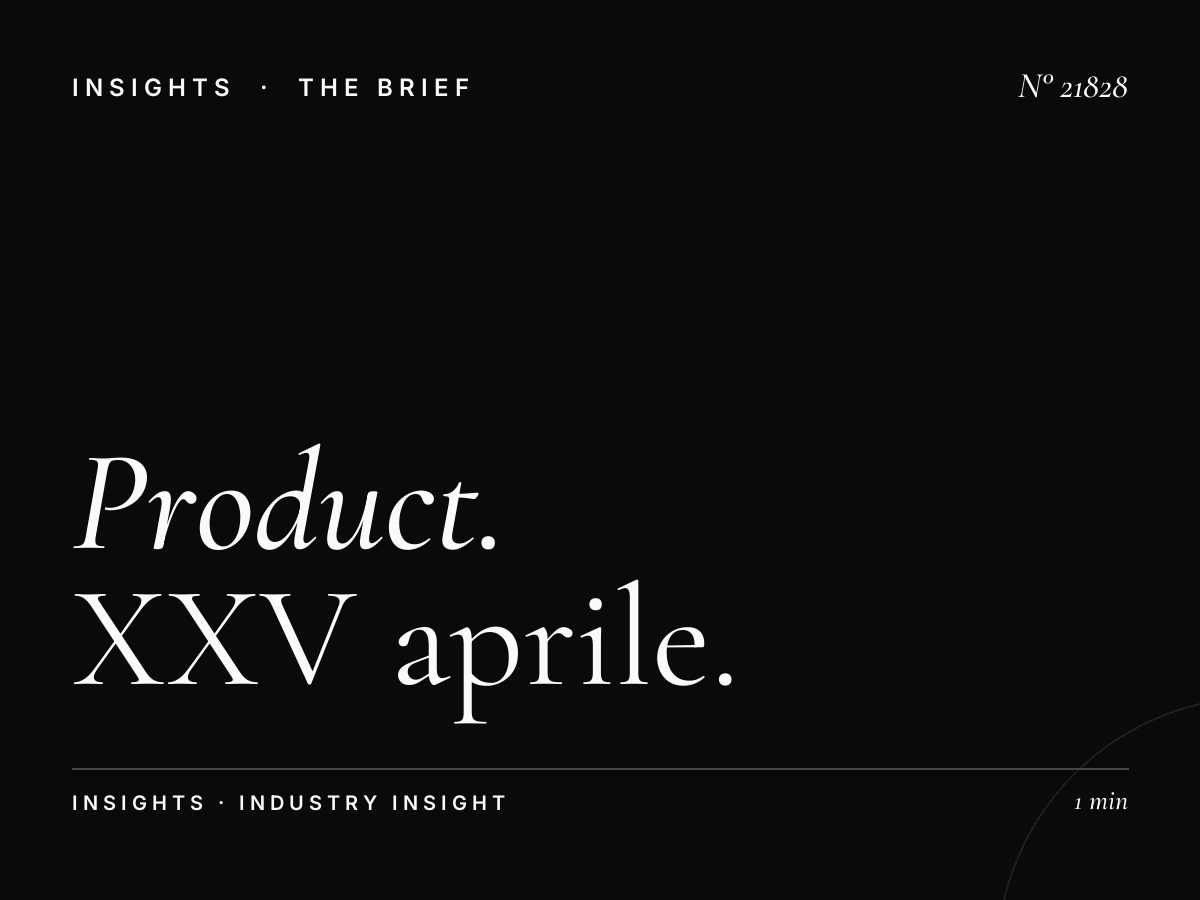 Product Launch Milan: XXV Aprile Cubes High-Impact