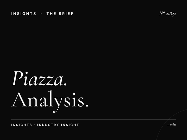 Piazza XXV Aprile Cubes Audience Profile: Analysis