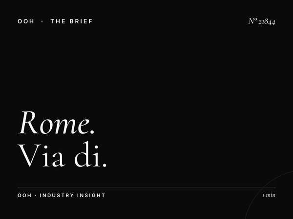 Rome LED Regulations: Via Di Rienzo Wallbanner Permit