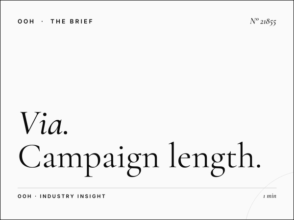 Via Di Rienzo LED Wallbanner Duration: Campaign Length