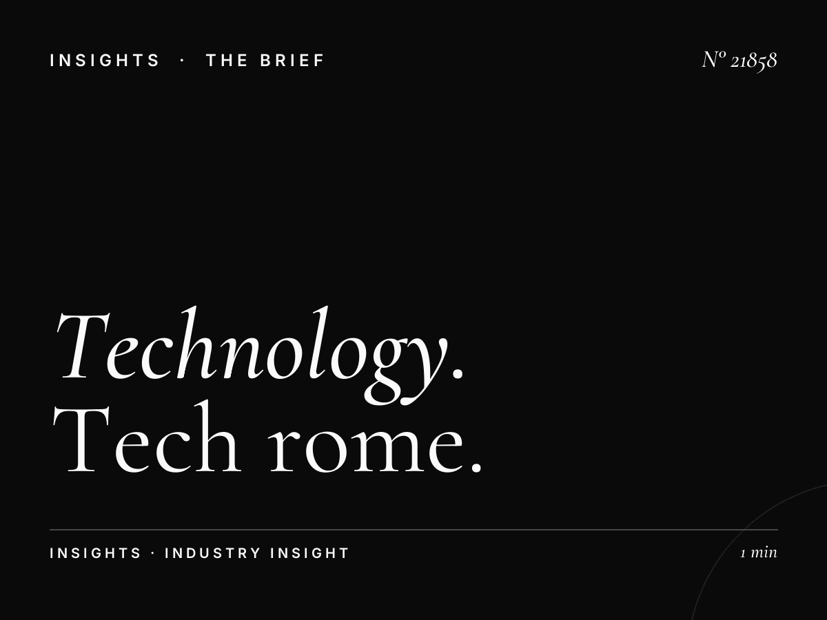 Technology Via Di Rienzo LED: Tech Rome Marketing