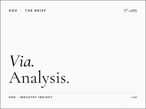 Via Di Rienzo LED Wallbanner Audience Profile: Analysis