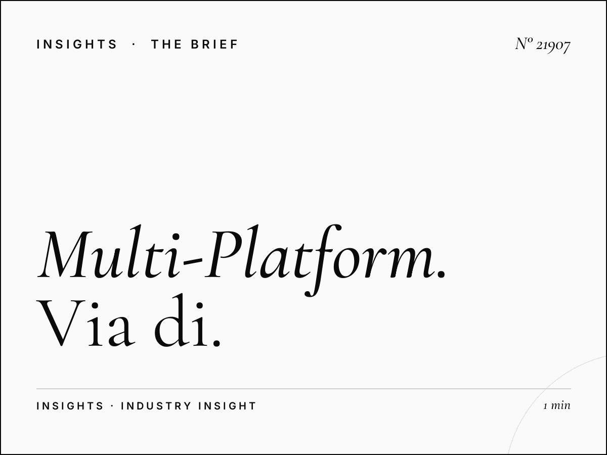 Multi-Platform Rome: Via Di Rienzo LED Campaign