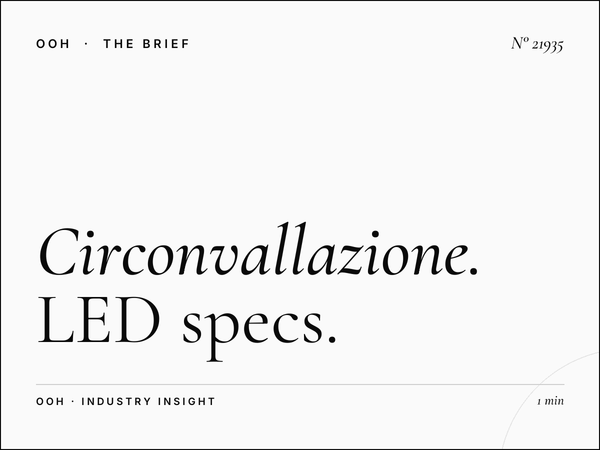 Circonvallazione Aurelia LED Wallbanner Size: LED Specs and Advertising Impact in Rome