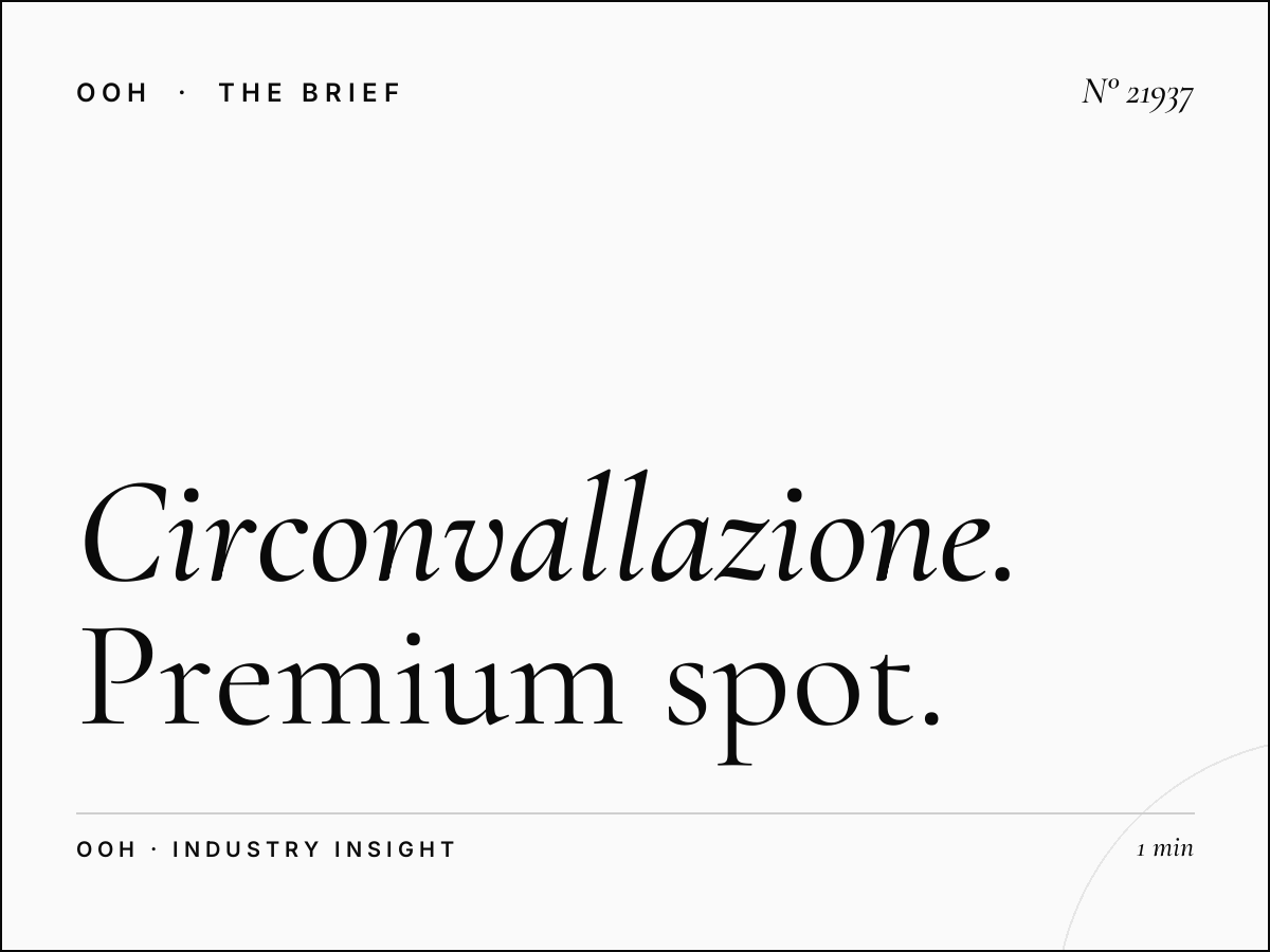 Circonvallazione Aurelia LED Wallbanner Site: Premium Spot for High-Impact Rome Advertising