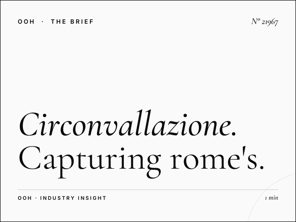 Circonvallazione Aurelia LED Wallbanner Branding: Capturing Rome's High-Value Traffic Corridors