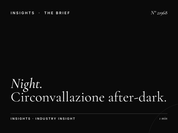 Night Rome Ring LED: Circonvallazione After-Dark
