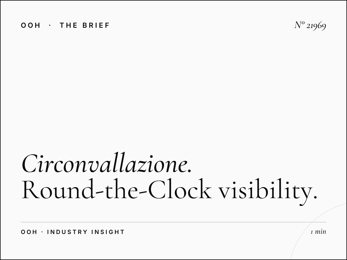 Circonvallazione Aurelia LED Wallbanner Lighting: Round-the-Clock Visibility in Rome's Premium Corridor