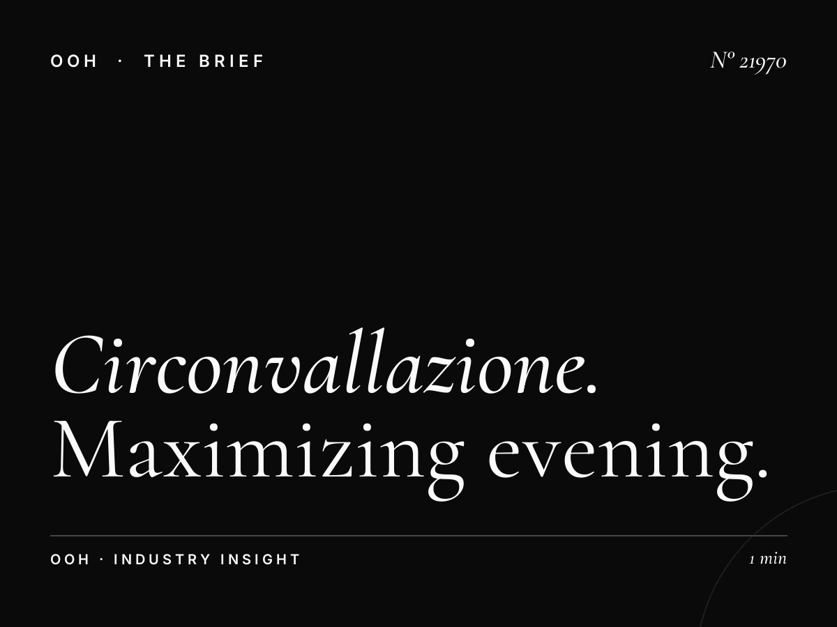 Circonvallazione Aurelia LED Wallbanner Night: Maximizing Evening Advertising Impact in Rome