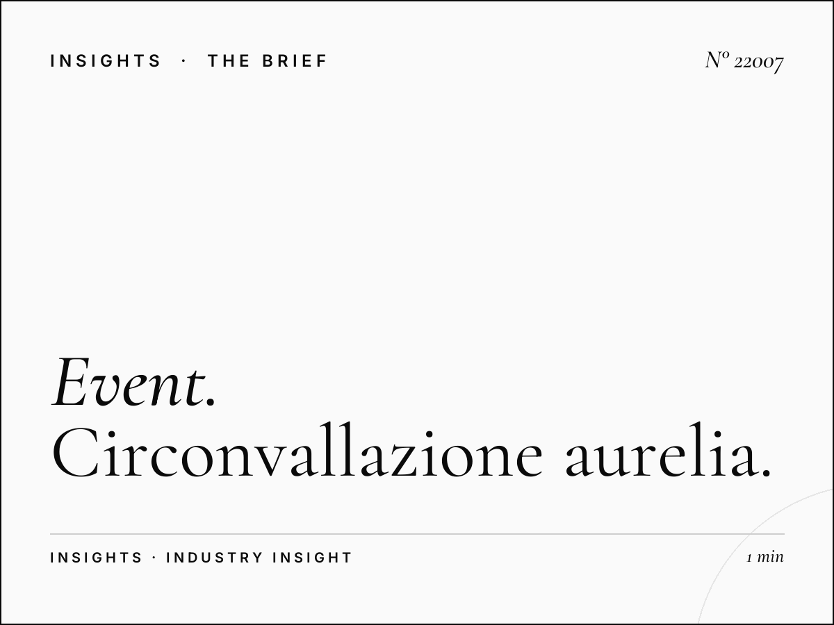 Event Advertising Rome: Circonvallazione Aurelia Promotion