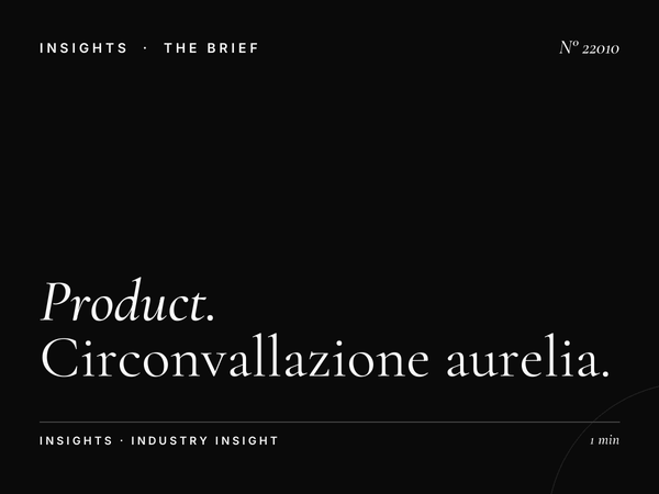 Product Launch Rome: Circonvallazione Aurelia LED Impact