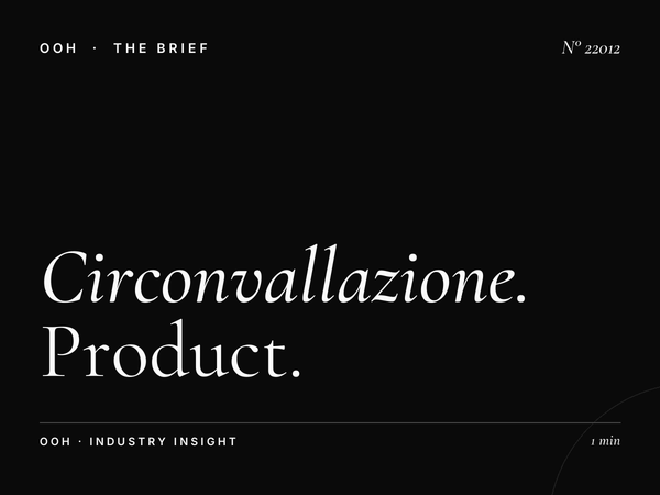 Circonvallazione Aurelia LED Wallbanner Launch: Product