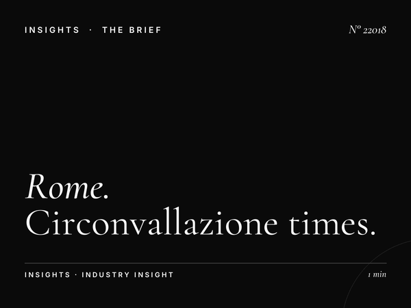 Rome Ring LED Traffic: Circonvallazione Times
