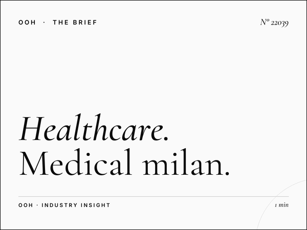 Healthcare Via Stephenson Billboard: Medical Milan North