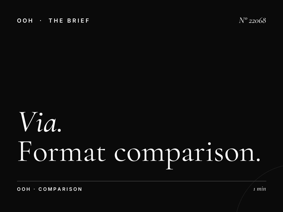 Via Pellegrino Rossi LED vs Billboard Milan: Format Comparison for Strategic Outdoor Advertising