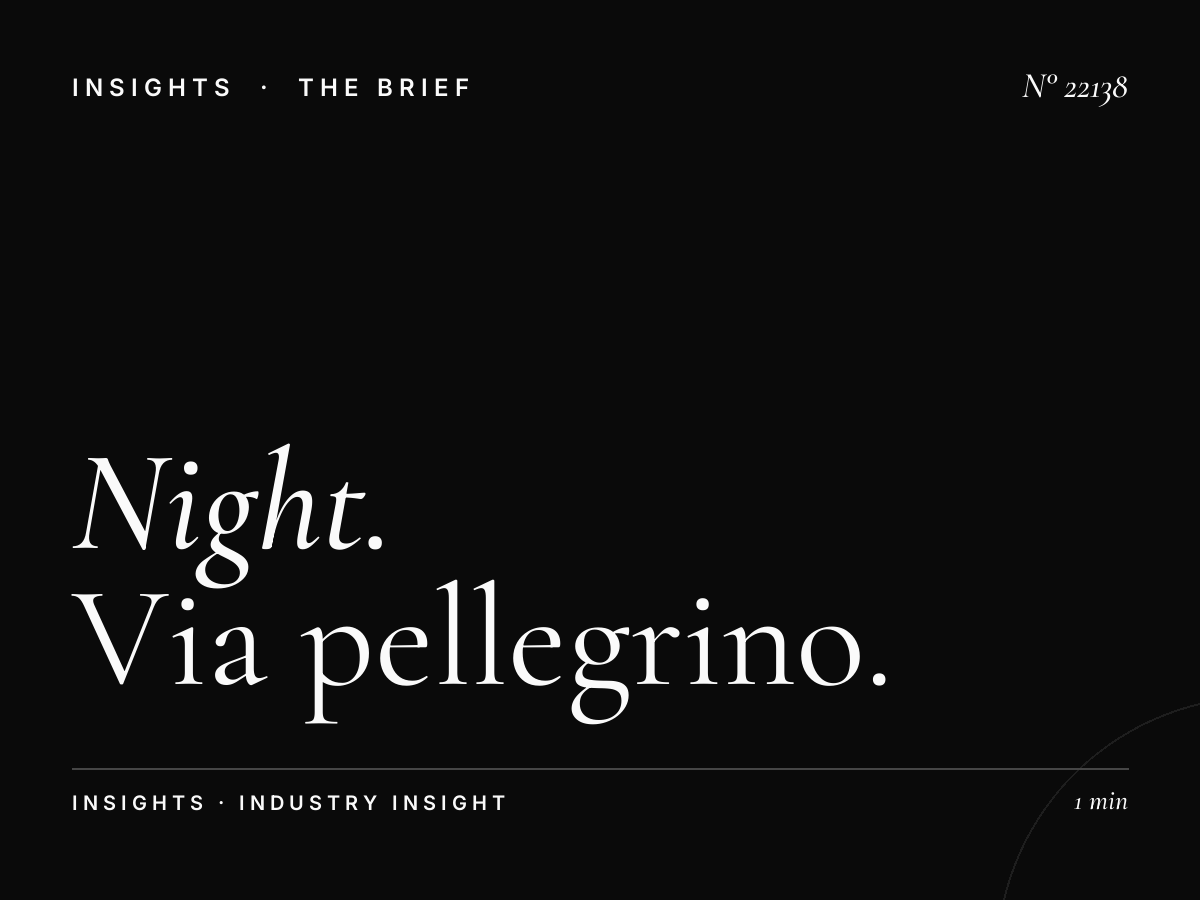 Night Milan LED: Via Pellegrino Rossi After-Dark