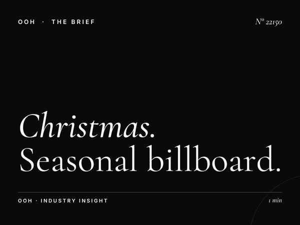Christmas Via Stephenson Milan: Seasonal Billboard Success in Italy's Fashion Capital