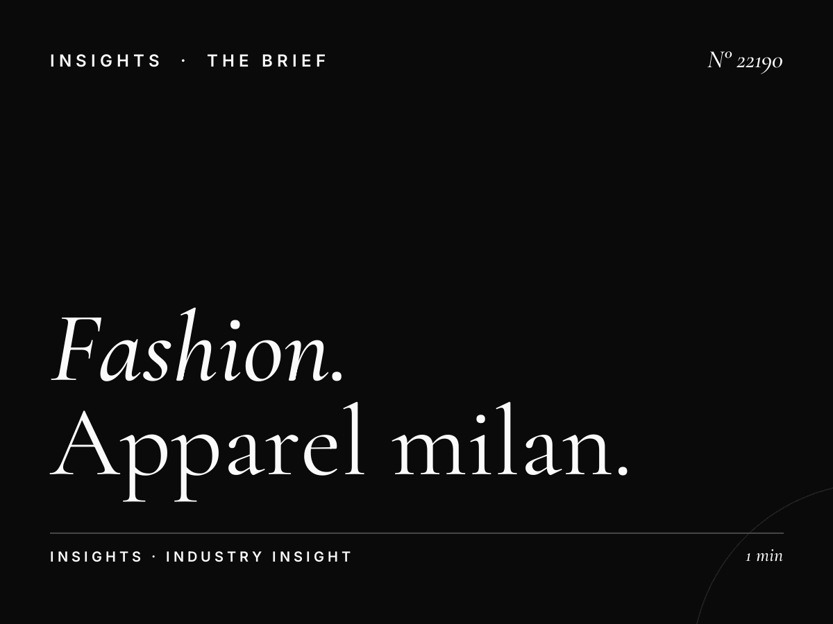 Fashion Brands Corso Garibaldi LED: Apparel Milan Design