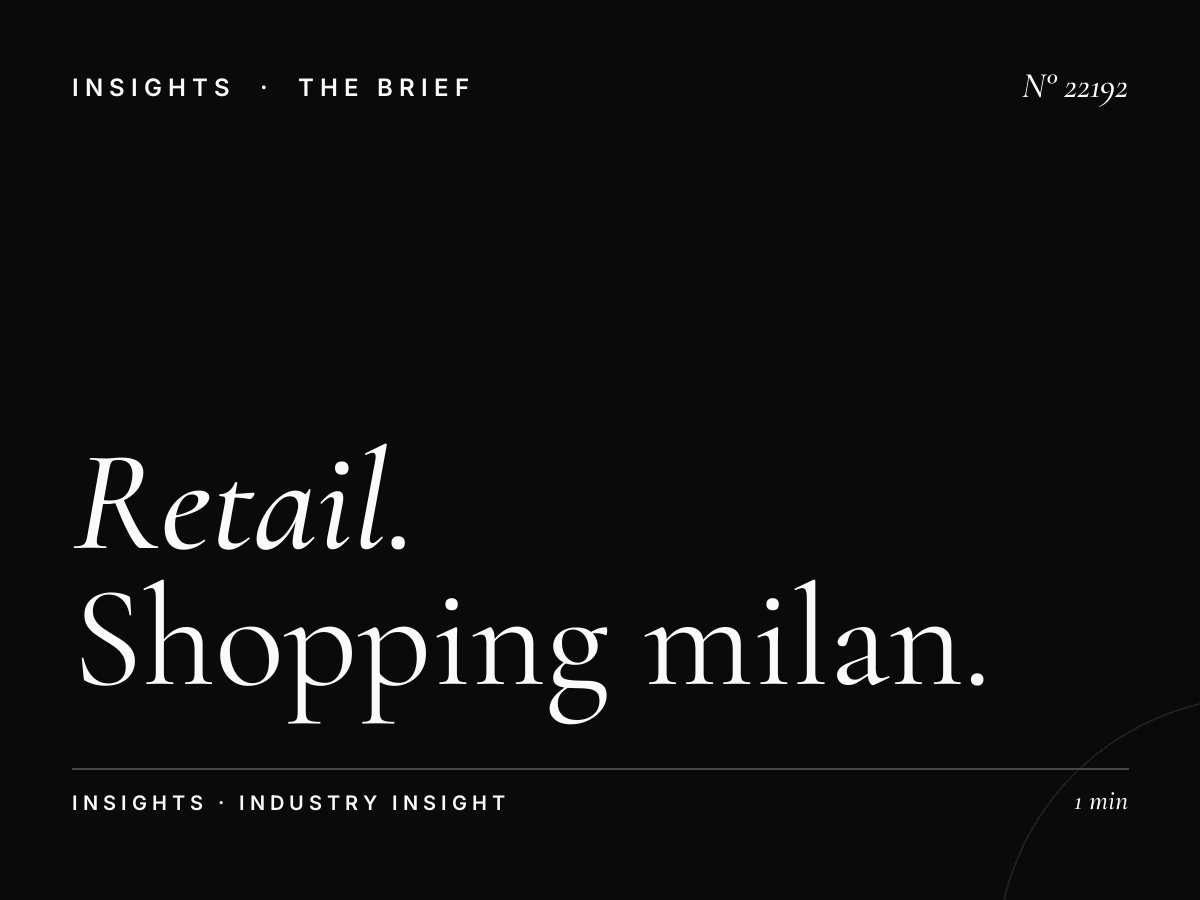 Retail Brands Corso Garibaldi LED: Shopping Milan Trendy