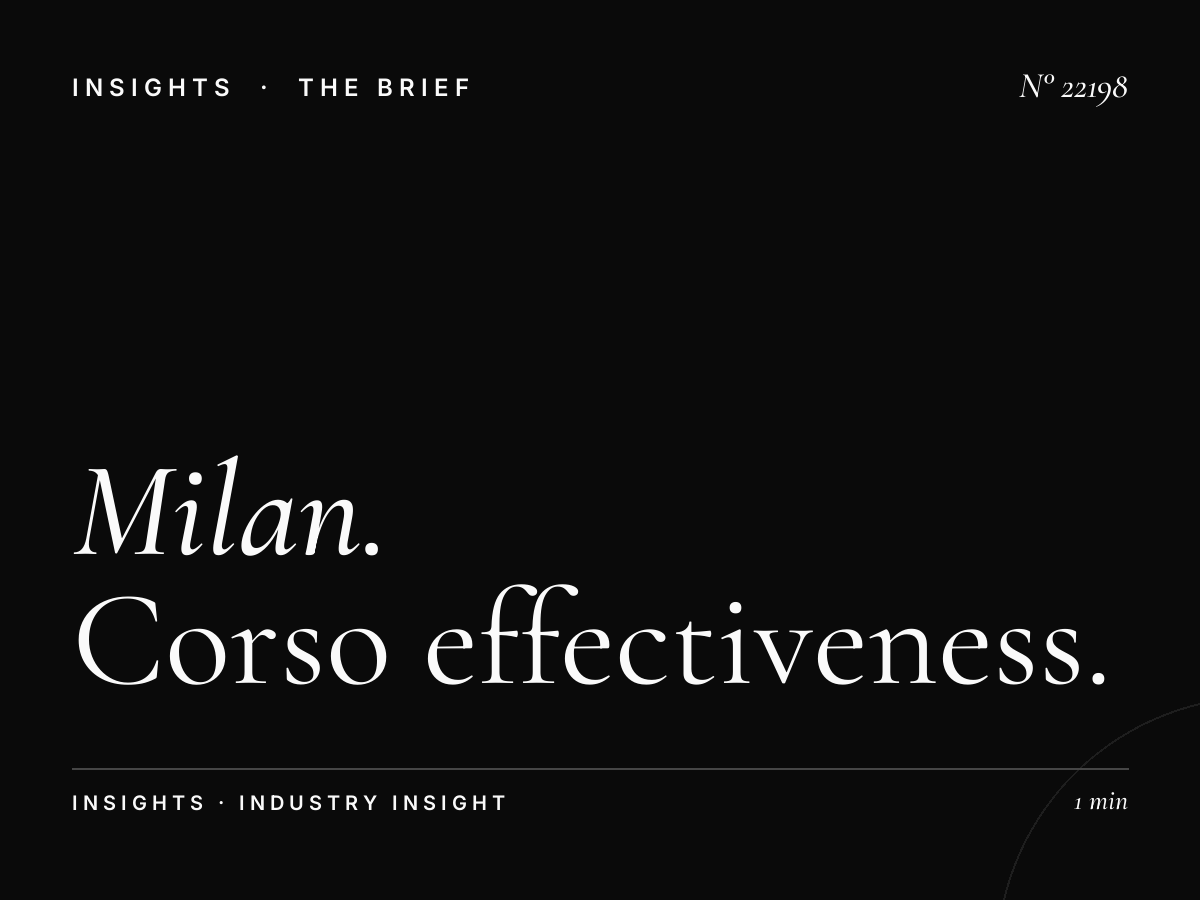 Milan Garibaldi LED Visibility: Corso Effectiveness