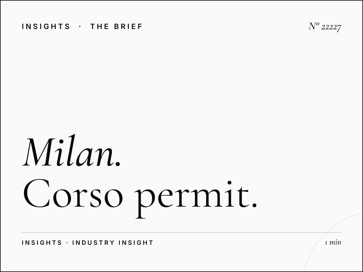Milan Garibaldi LED Regulations: Corso Permit Requirements and Advertising Opportunities
