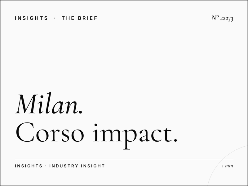 Milan Garibaldi LED ROI: Corso Impact