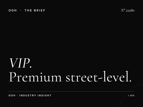 VIP Static MUPIs Launch: How Premium Street-Level Advertising is Revolutionizing UK Media Buying