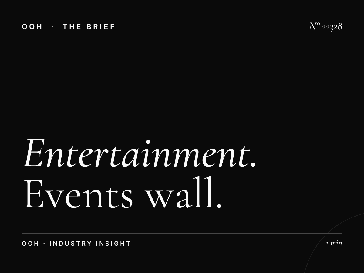 Entertainment Bin Twar Wall Banner: Events Wall - Your Gateway to High-Impact Event Advertising