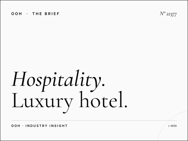Hospitality Five-Star VIP Mega: Luxury Hotel Billboard Advertising That Commands Attention