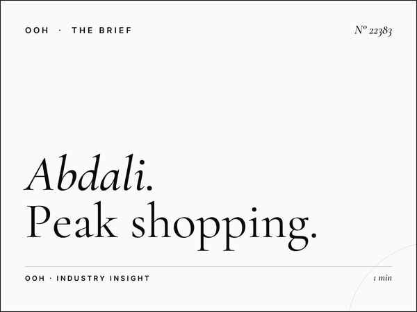 Abdali Mall Digital Dominance Traffic: Peak Shopping
