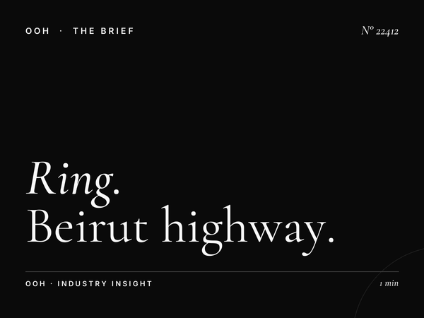 Ring Road Billboard Audience: Beirut Highway Demographics