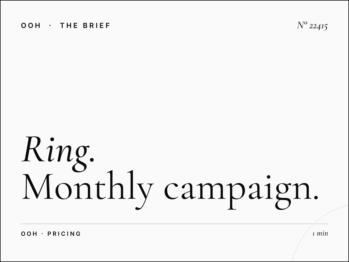 Ring Road Billboard Rates: Monthly Campaign Pricing Beirut