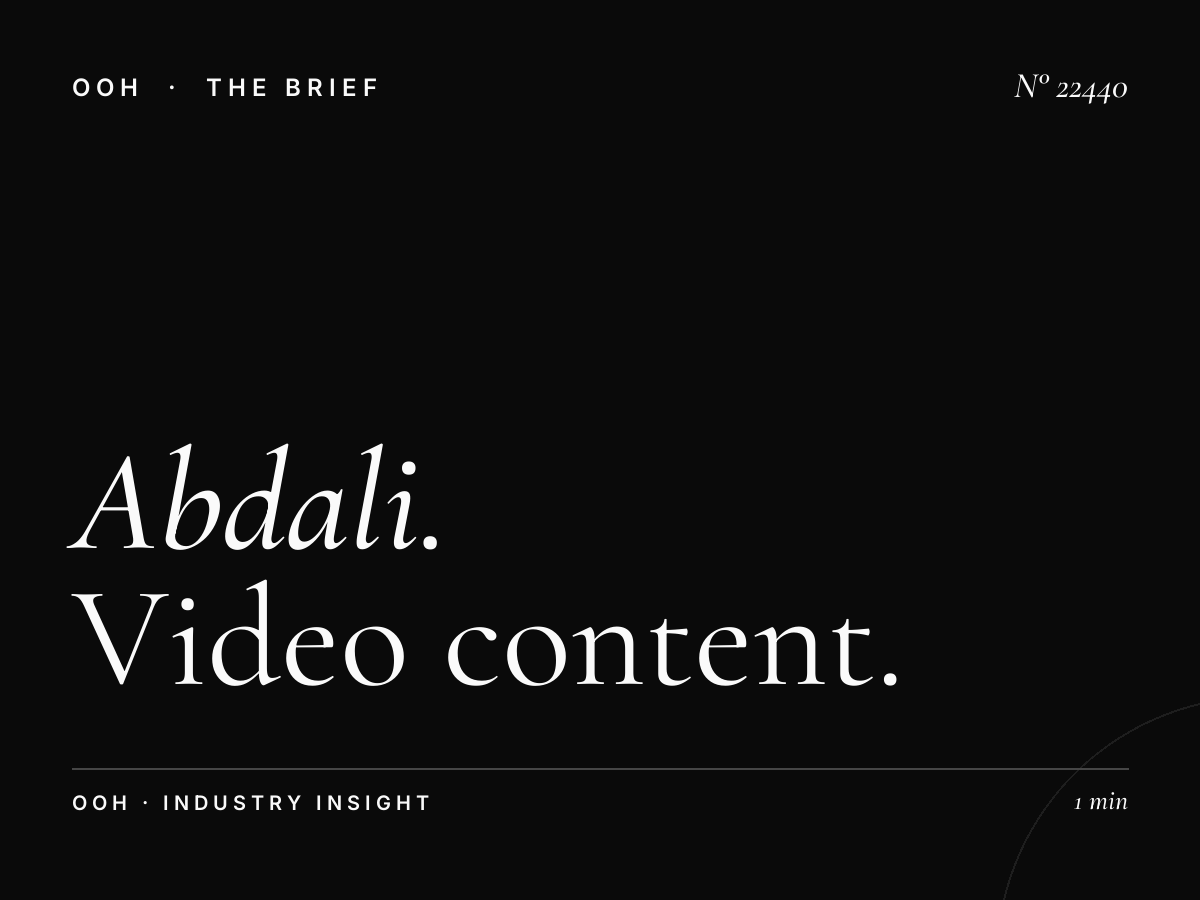 Abdali Mall Digital Dominance: Why Video Content in Motion Commands Attention in Jordan's Premium Shopping Destination